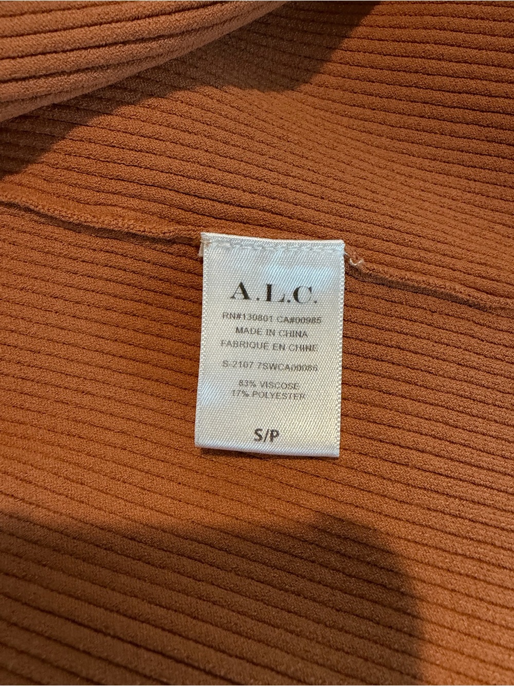 A.L.C. Ribbed Cardigan Small - Picture 3 of 10